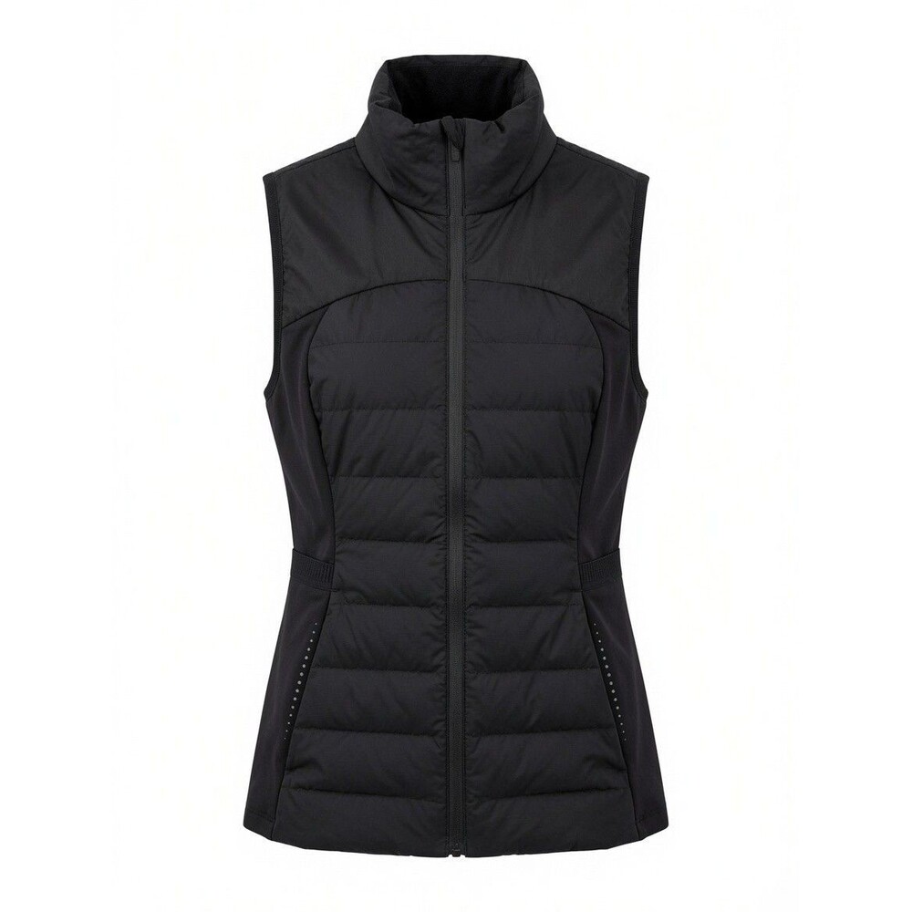 Lululemon Down For It All Vest Sz 4 700 Fill Down Mock Neck Classic Black Jacket